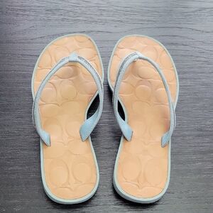 Coach Laurel Sandals, 7, Blue